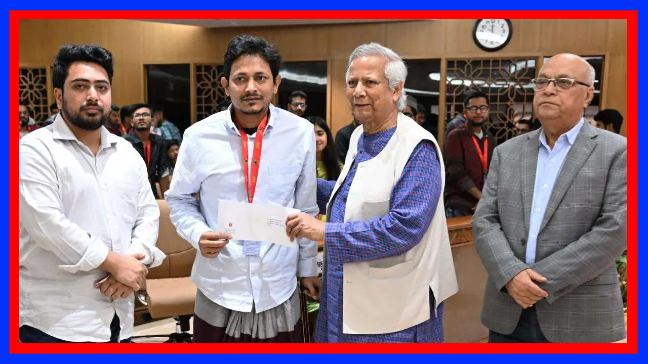 জুলাই গণঅভ্যুত্থানে আহত ও শহীদরা ইতিহাসের স্রষ্টা : প্রধান উপদেষ্টা