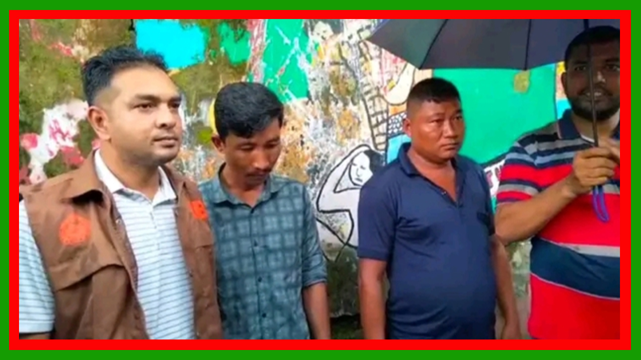 রাঙামাটি জেলা শহরে দেড়-কেজি গাঁজাসহ দুই যুবক আটক