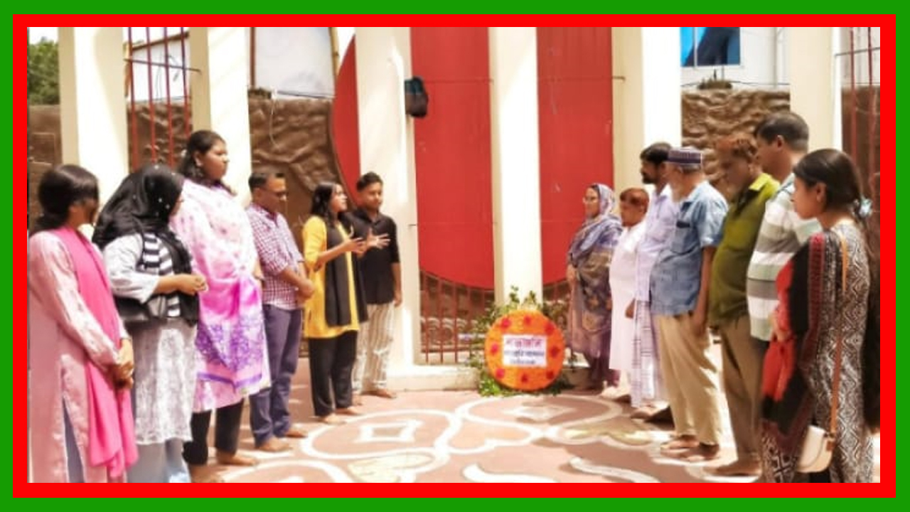 গণসংহতি আন্দোলনের ২৩তম প্রতিষ্ঠাবার্ষিকীতে টাঙ্গাইলে পুষ্পস্তবক অর্পণ
