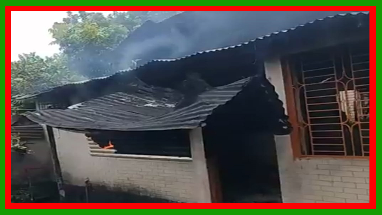 গাজীপুরের শ্রীপুরে মাদক ব্যবসায়ীর হাতে স্ত্রী খুন : বাড়িতে জনতার আগুন