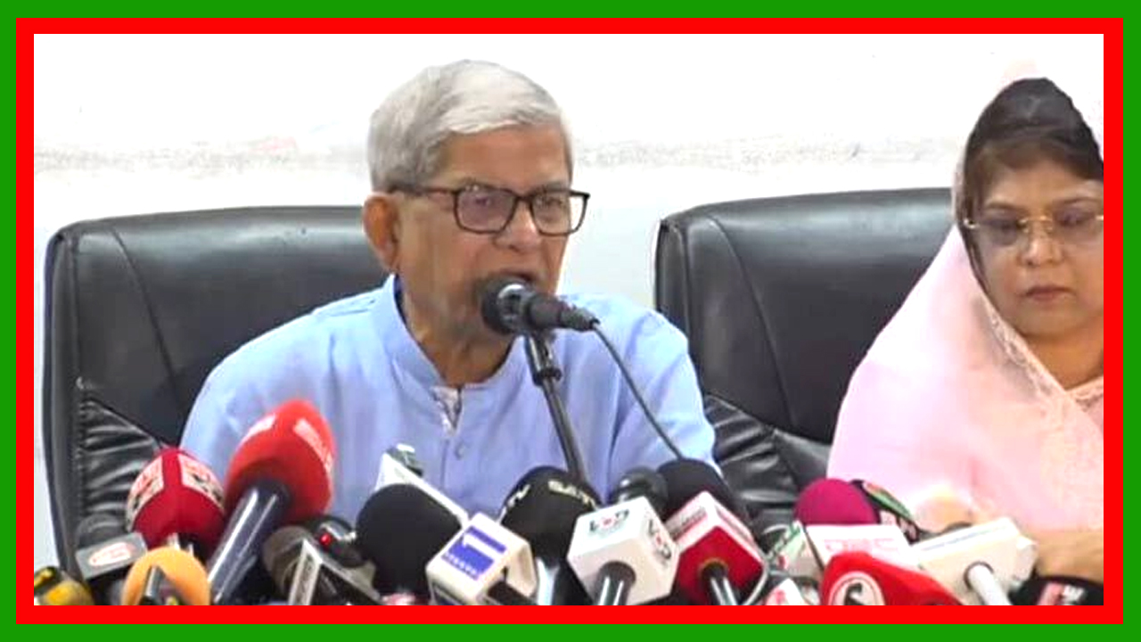 দেশে উগ্রবাদ রাজনীতি নিয়ে আসার ষড়যন্ত্র চলছে : মির্জা ফখরুল ইসলাম আলমগীর