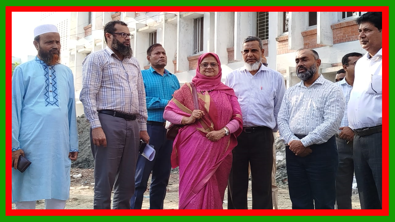 পরিকল্পনা কমিশনের সদস্যদের পবিপ্রবি’র উন্নয়ন প্রকল্প সরেজমিন পরিদর্শন