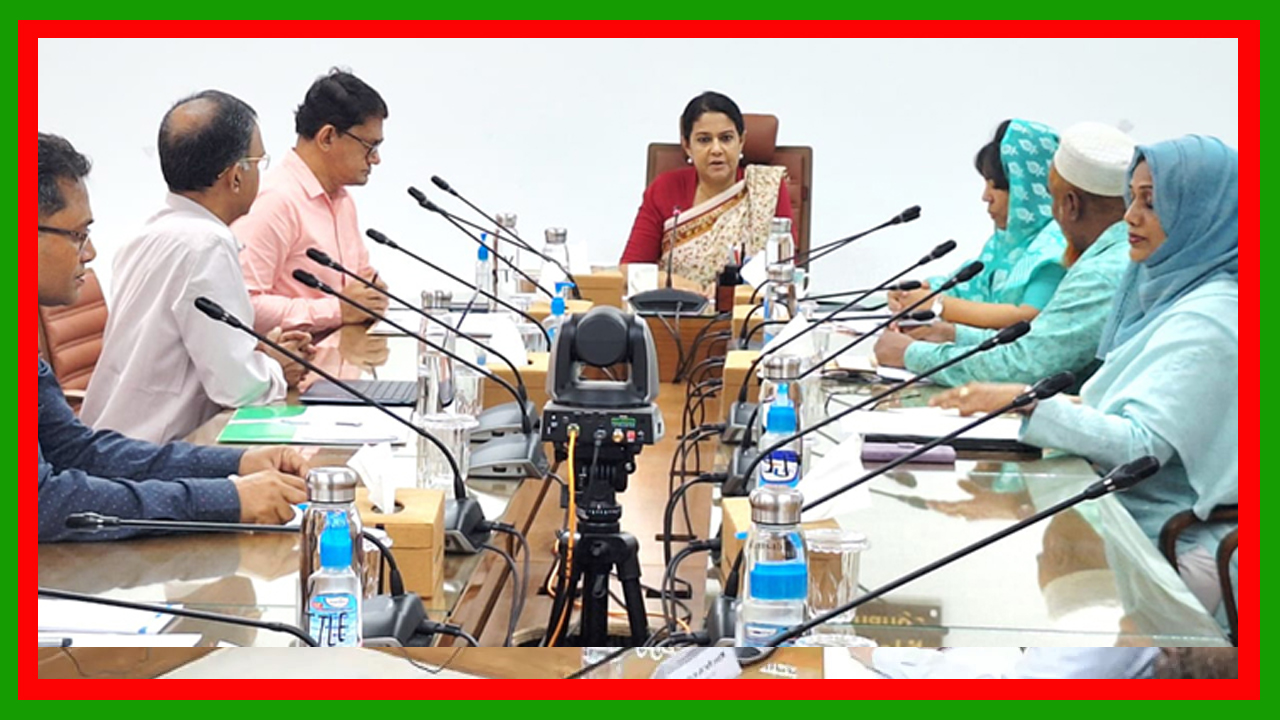 পরিবেশ অধিদপ্তরের নতুন অফিস ভবন ঢাকার প্রথম সরকারি গ্রিন বিল্ডিং হিসেবে নির্মিত হবে : উপদেষ্টা রিজওয়ানা হাসান