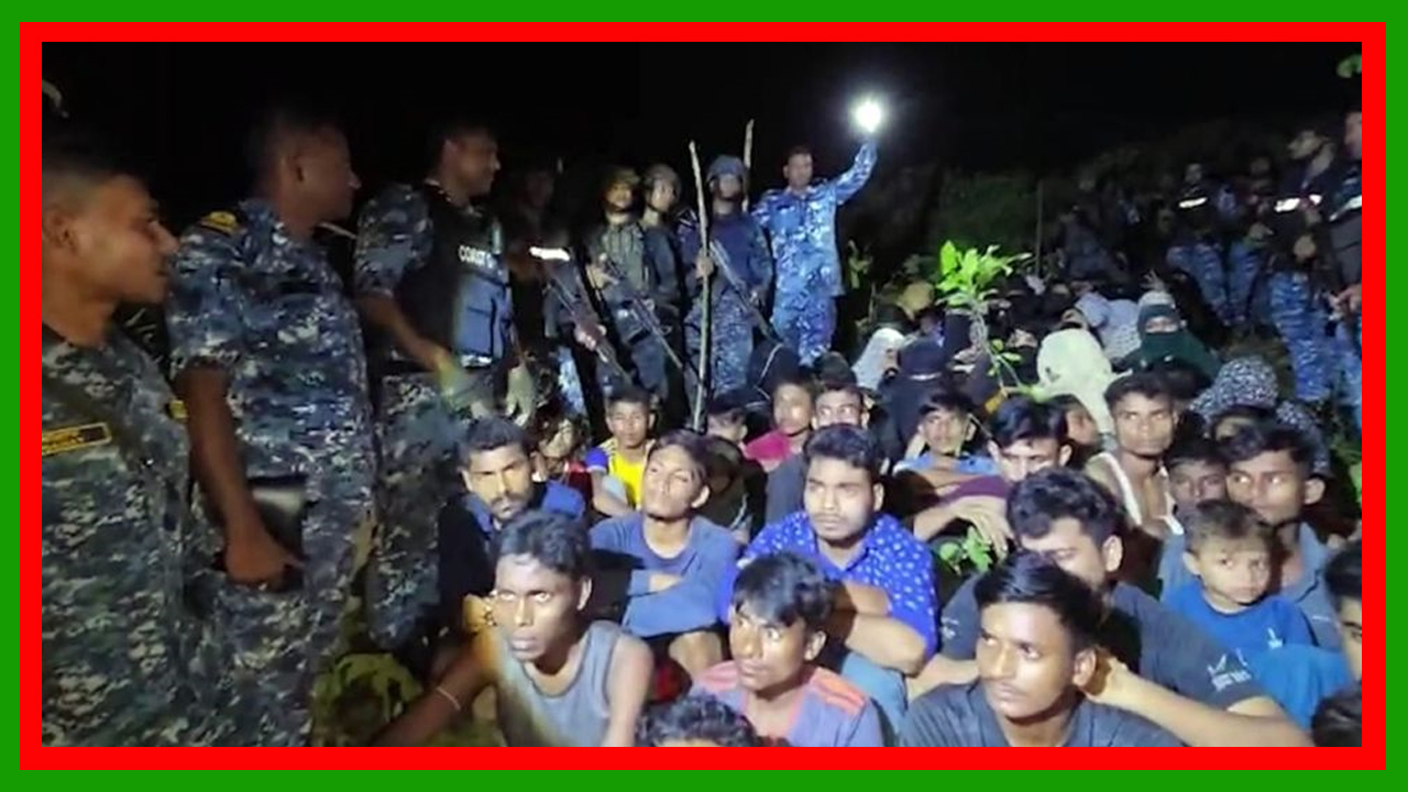 টেকনাফ উপজেলার বাহারছড়ার গহিন পাহাড় থেকে নারী-শিশুসহ ৩৮ জন উদ্ধার