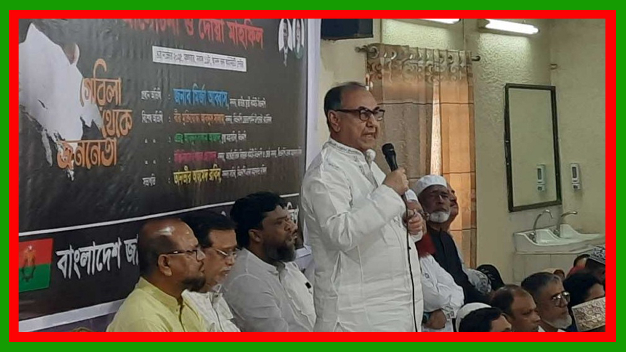 বর্তমান সরকার দুটি দলের ওপর ভর করে টিকে আছে, একটা নিজের সৃষ্টি, আরেকটা পুরোনো দল : মির্জা আব্বাস
