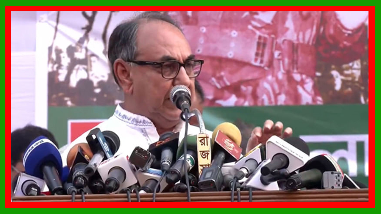 বিএনপি যদি মাঠে নামে আপনাদেরকে ট্যাবলেট খাওয়ার জন্য খুঁজে পাওয়া যাবে না : মির্জা আব্বাস