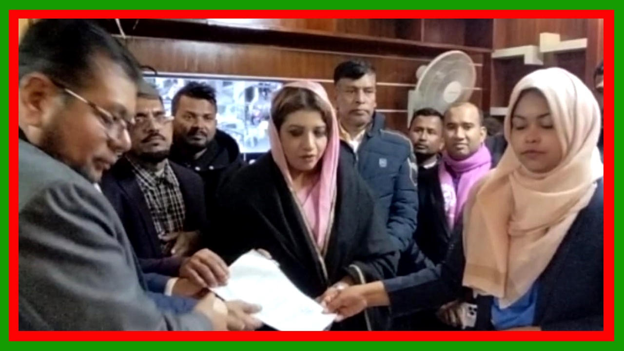 ফরিদপুর-২ আসনে বিএনপির প্রার্থী শামা ওবায়েদ-এর মনোনয়ন পত্র দাখিল