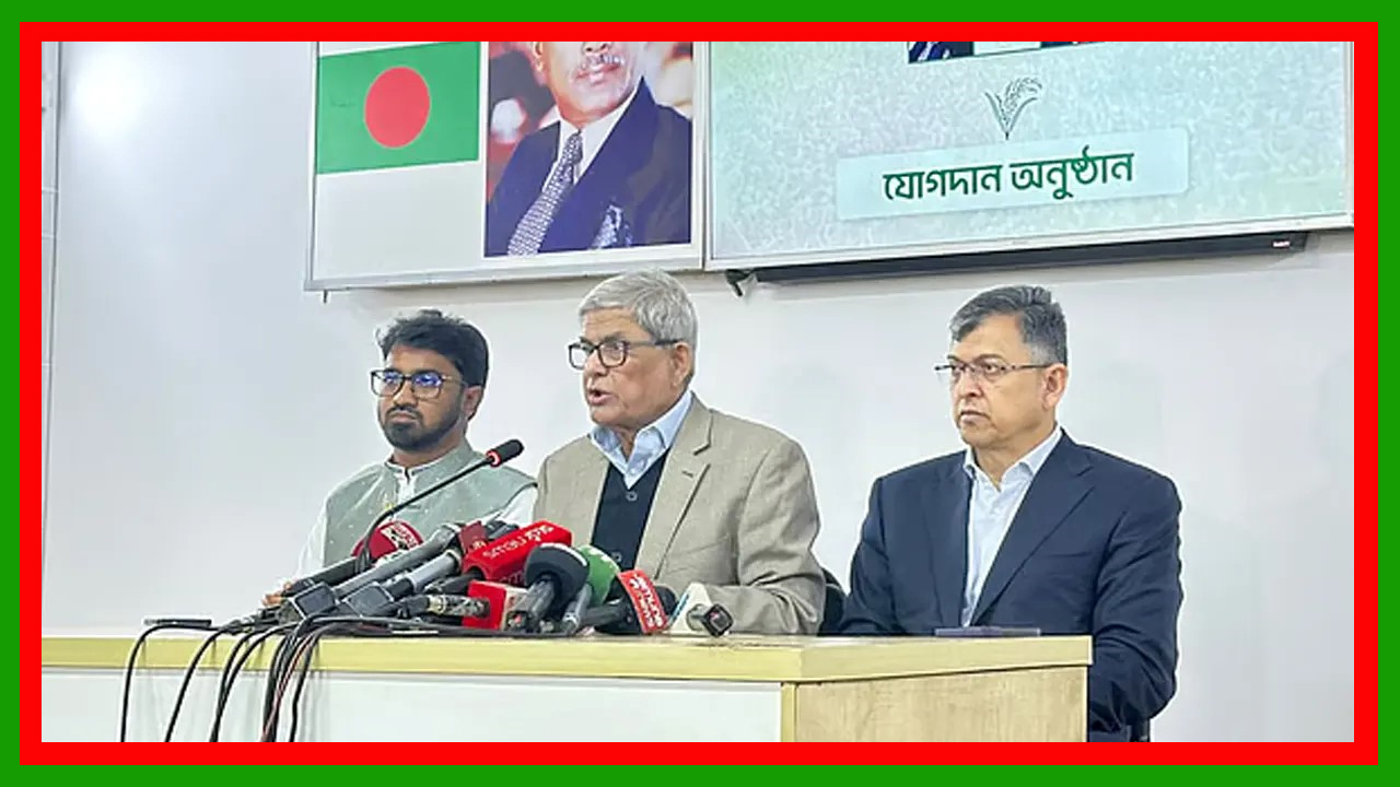 রাশেদ খান বিএনপিতে যোগ দিয়েছেন, তাকে ঝিনাইদহ-৪ আসনে মনোনয়ন দেবে : মির্জা ফখরুল