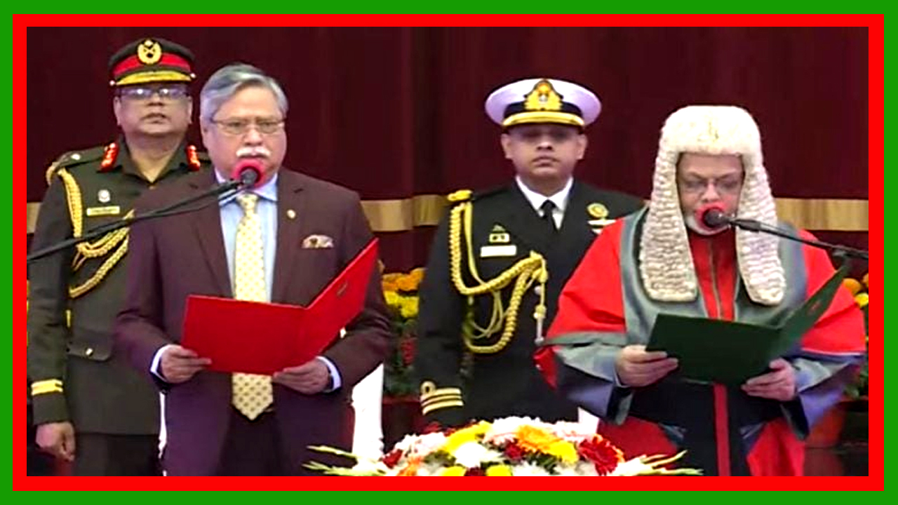 দেশের ২৬তম প্রধান বিচারপতি হিসেবে শপথ নিলেন বিচারপতি জুবায়ের রহমান চৌধুরী