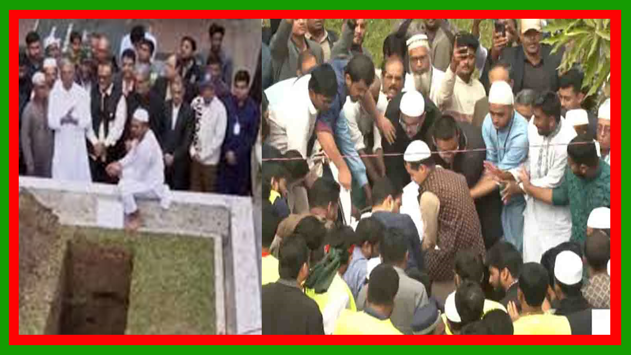 শহীদ ওসমান হাদি জাতীয় কবি কাজী নজরুলের পাশে চিরনিদ্রায় শায়িত হলেন