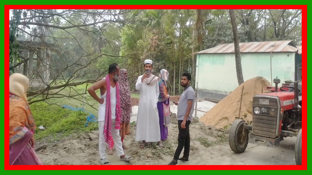 নিজের মালিকানা জমিতে কাজ করতে গেলে প্রতিপক্ষের হামলা ও কাজের সরঞ্জাম লুট