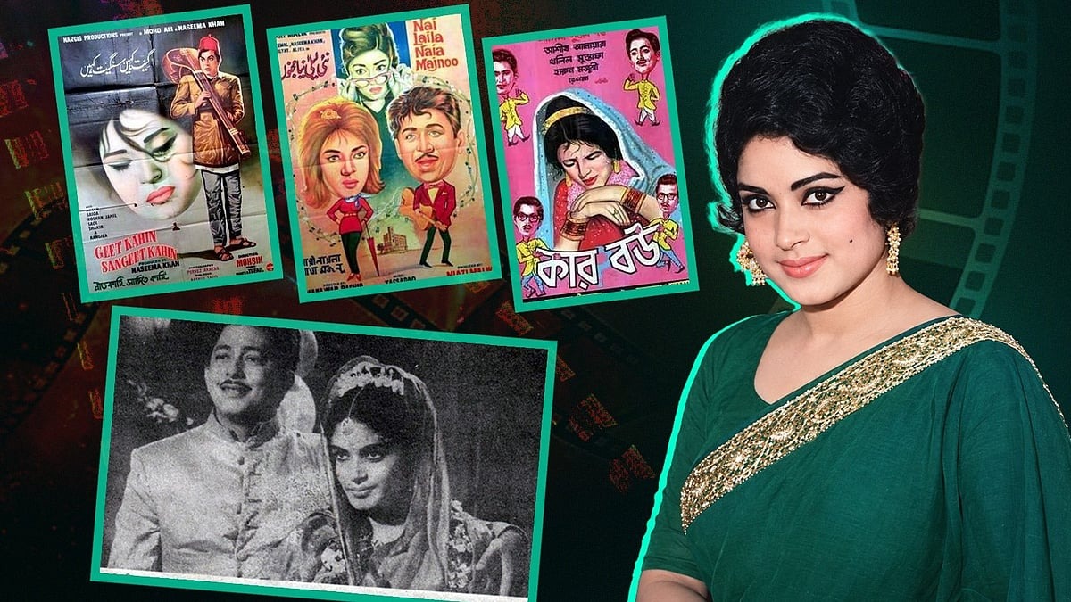 চলচ্চিত্রের শুটিংয়ে পরিচালকের ধাক্কায় সিঁড়ি থেকে পড়েছিলেন নাসিমা খান